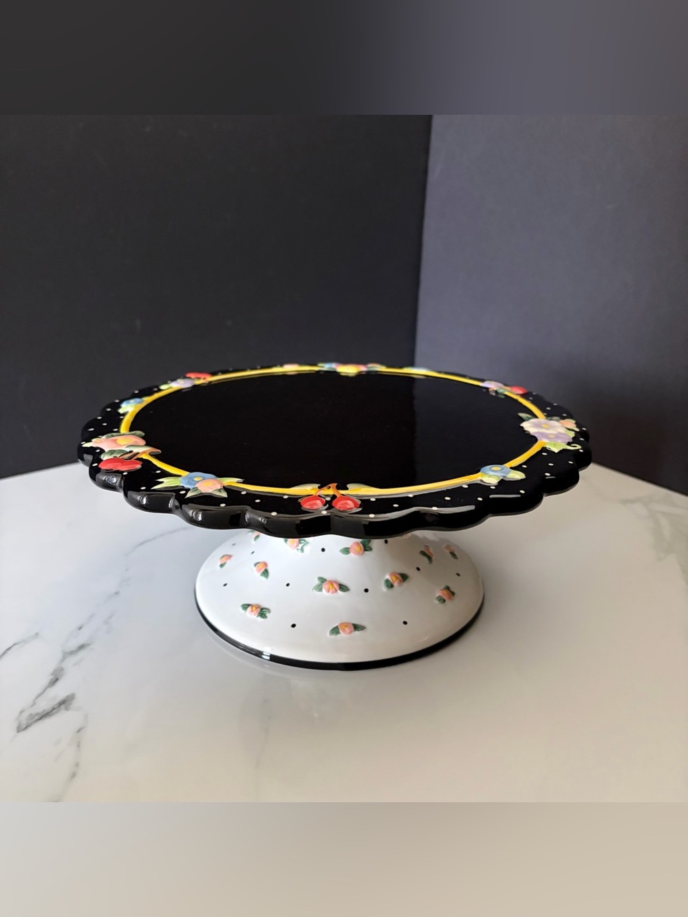 "Oh So Breit!" Pedestal Cake Plate Stand by Mary Engelbreit